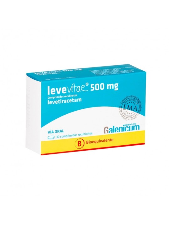 LEVEVITAE 500 MG X 30 COM