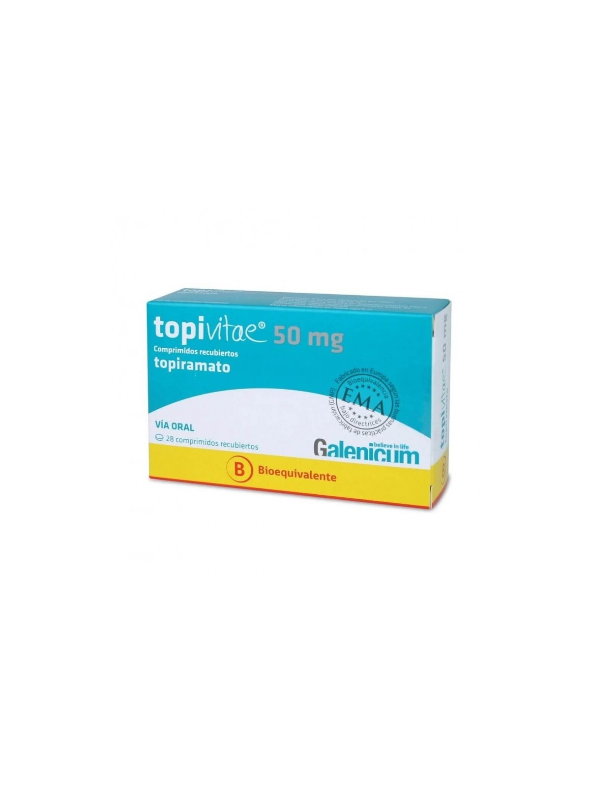 TOPIVITAE 50mg X 28 COM