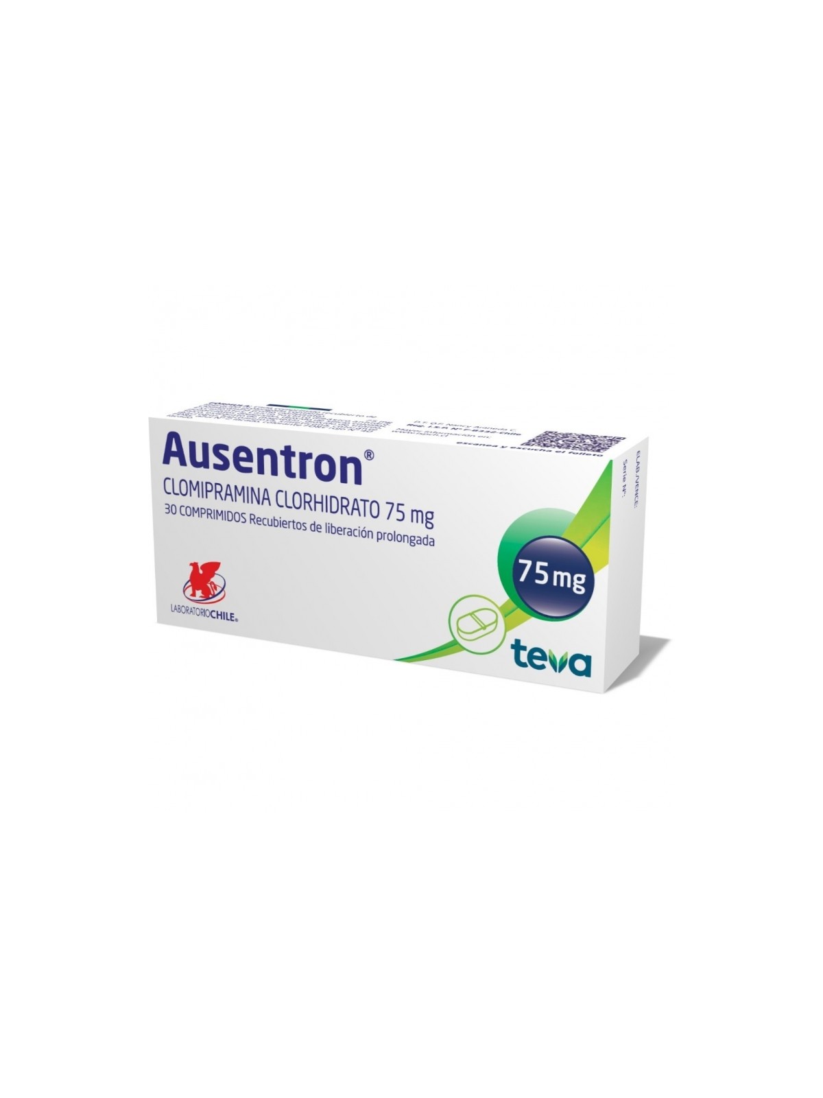 AUSENTRON 75mg X30COM.REC.