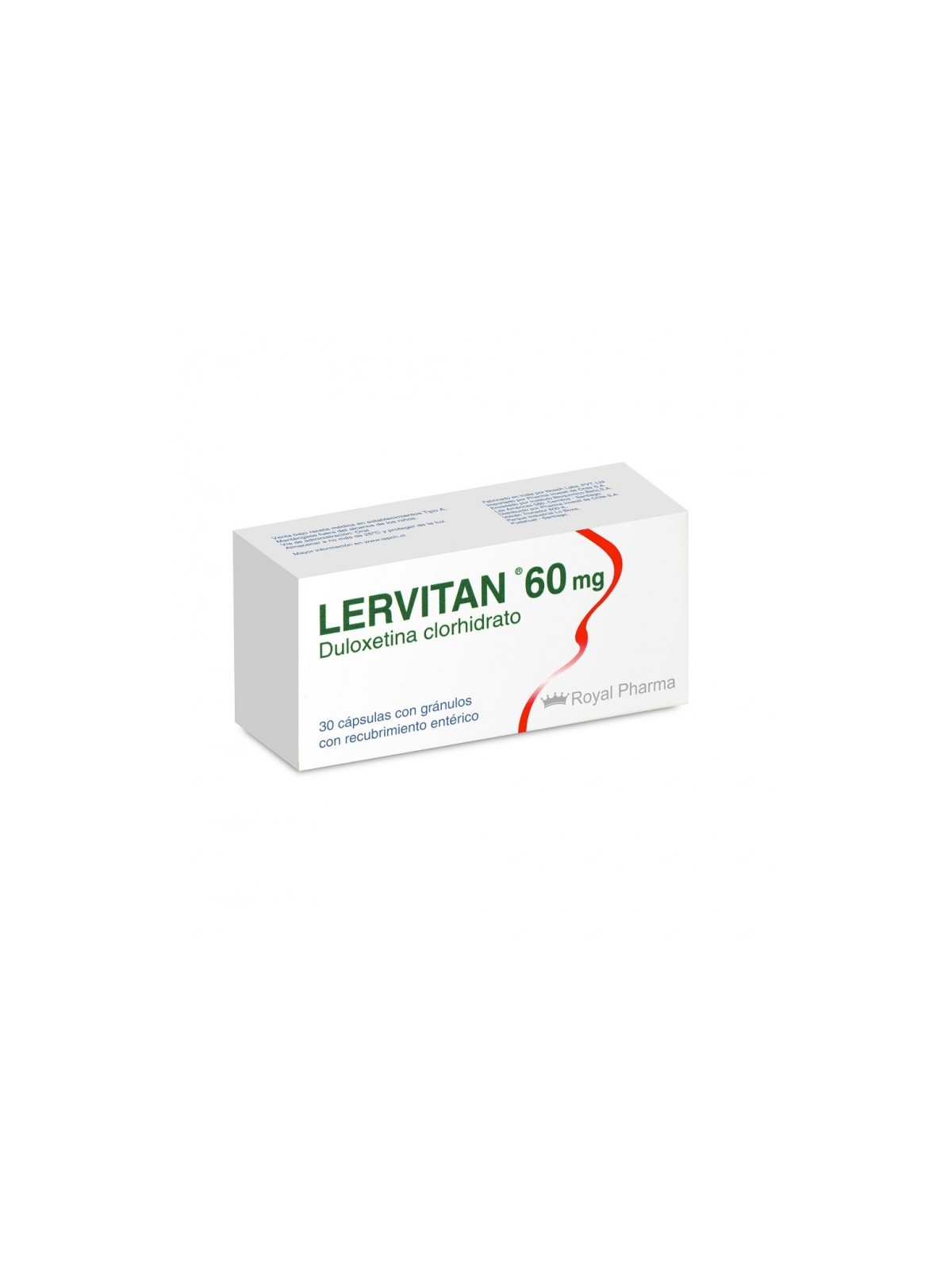 LERVITAN   60mg X 30 COM REC