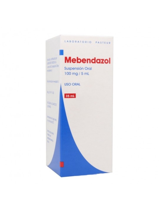 MEBENDAZOL 100 MG X 35 ML FN