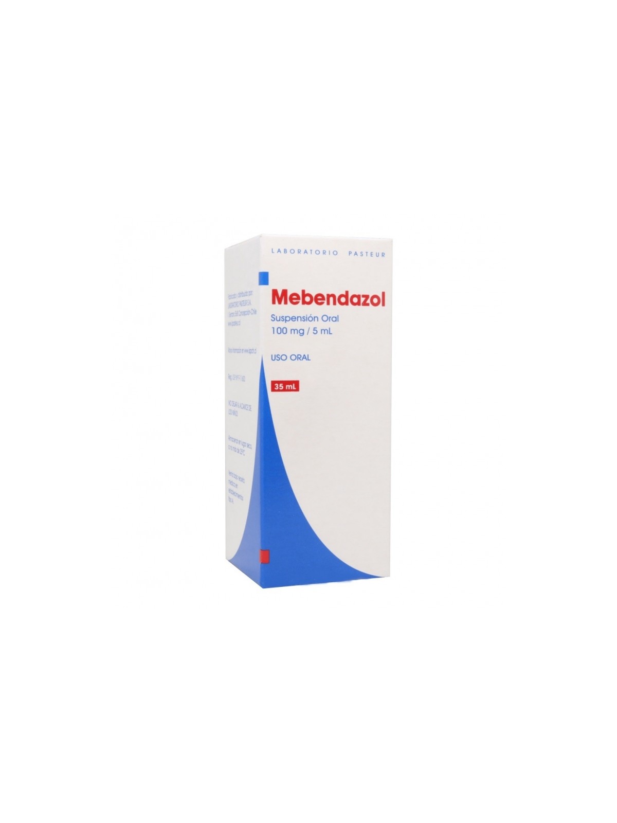 MEBENDAZOL 100 MG X 35 ML FN