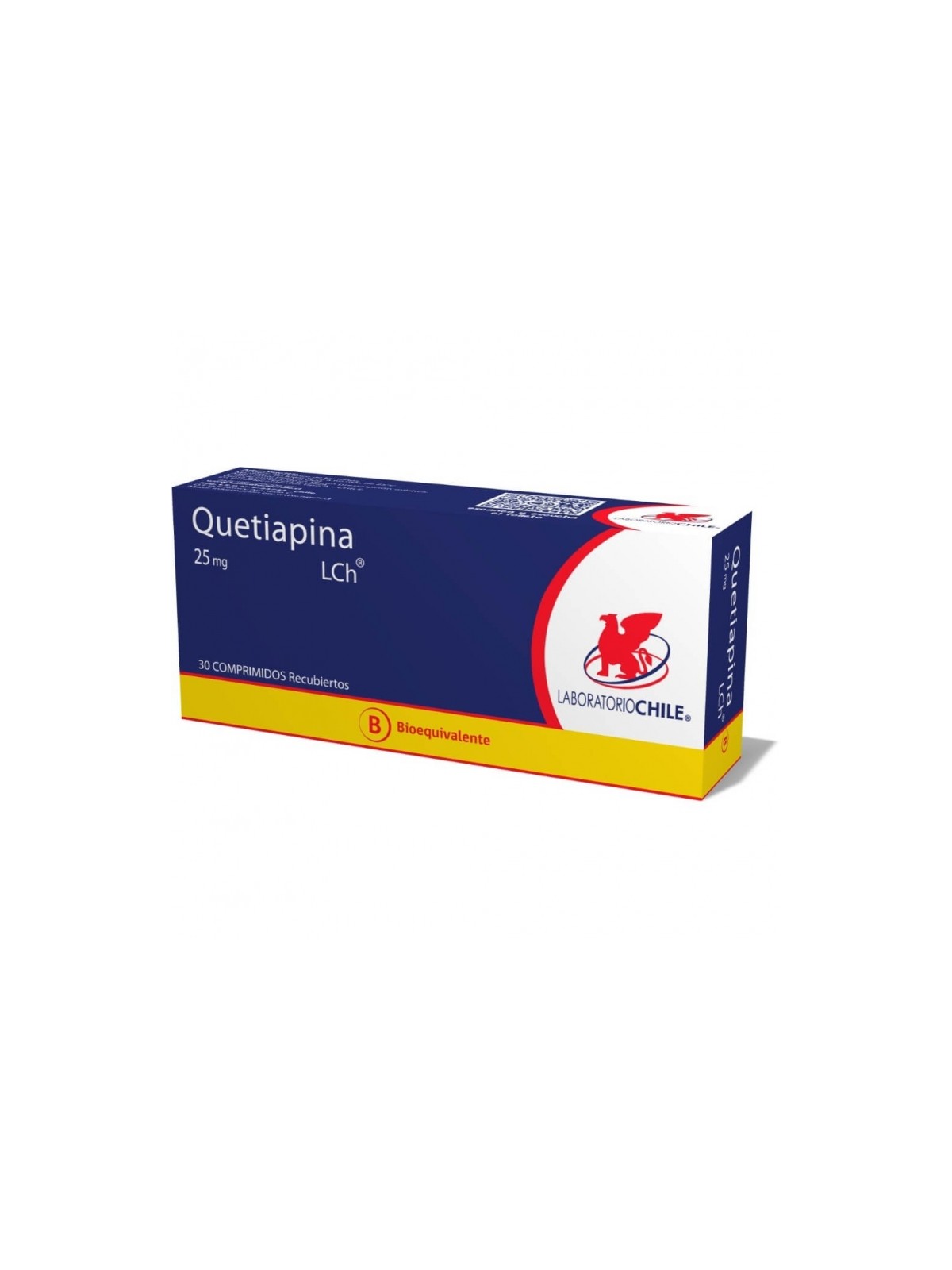 QUETIAPINA  25mg X 30COM REC