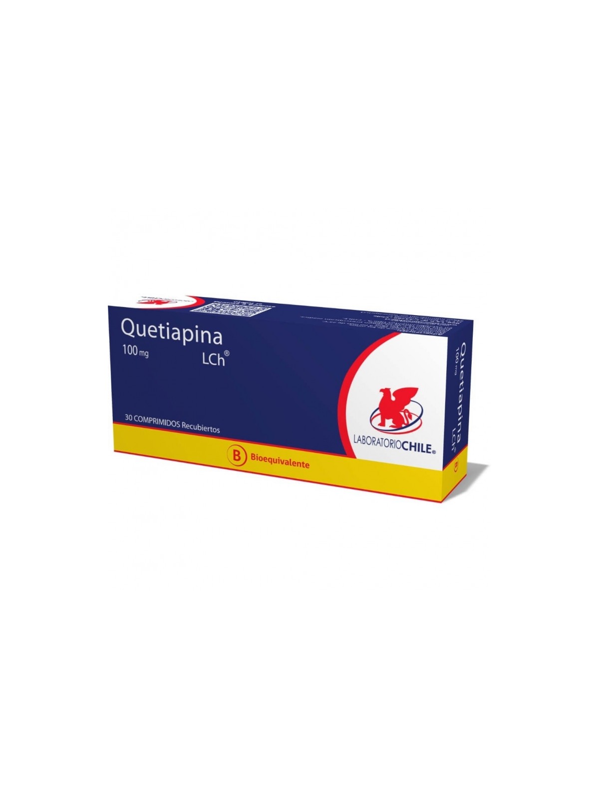 QUETIAPINA  100mg X 30COM REC