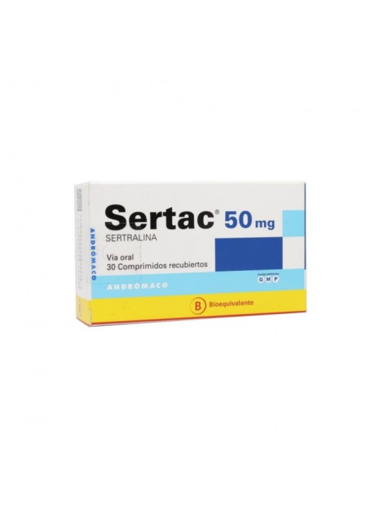 SERTAC 50MG X 30 COM REC