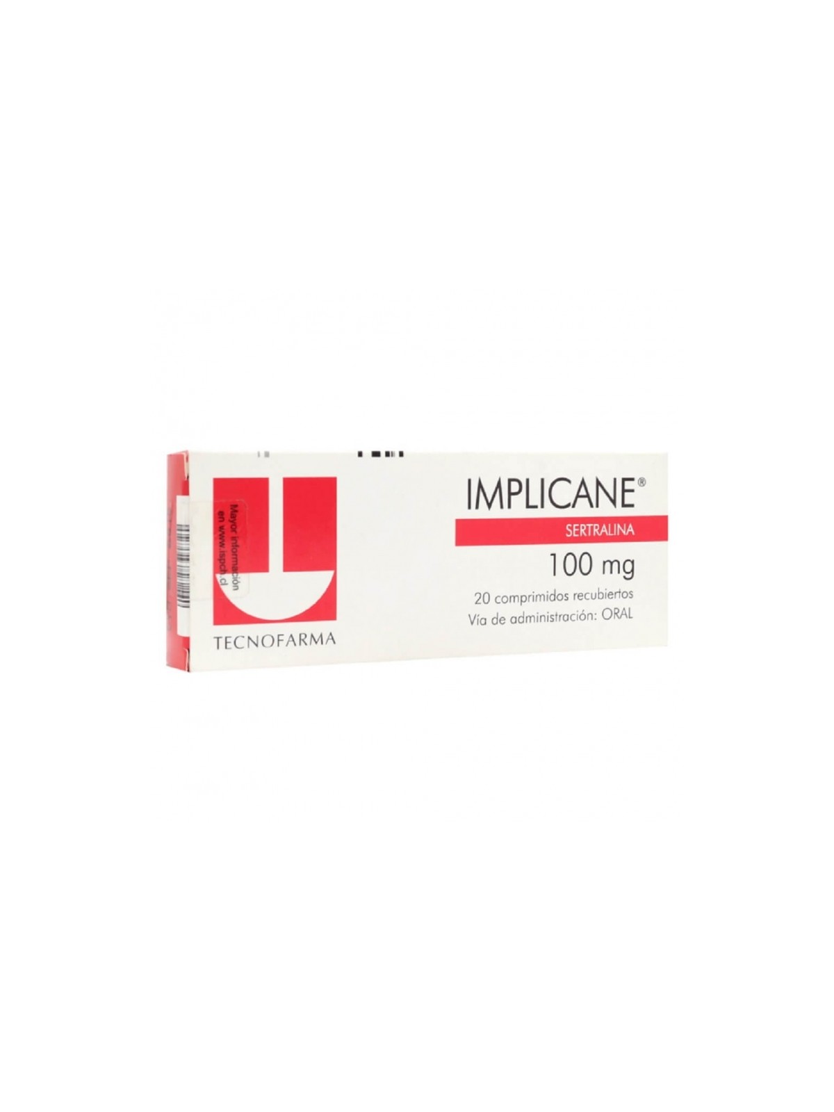 IMPLICANE 100MG X 20 COM REC