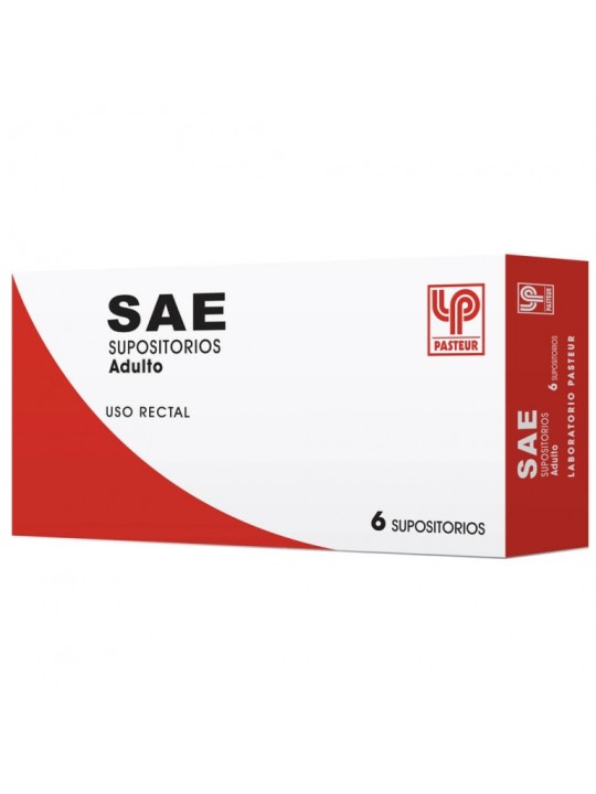 SAE SUPOSITORIO ANTIESPASMODICO ADULTO X 6