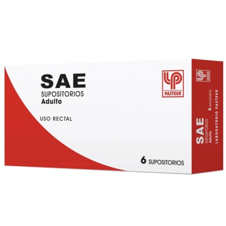 SAE SUPOSITORIO ANTIESPASMODICO ADULTO X 6