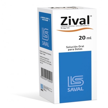 ZIVAL GTS.5MG/ML.20ML