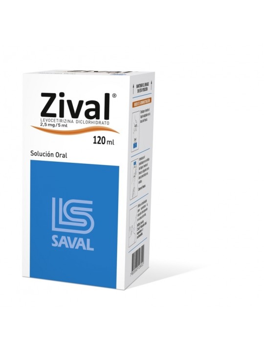 ZIVAL SOL.2,5MG/5M.120ML