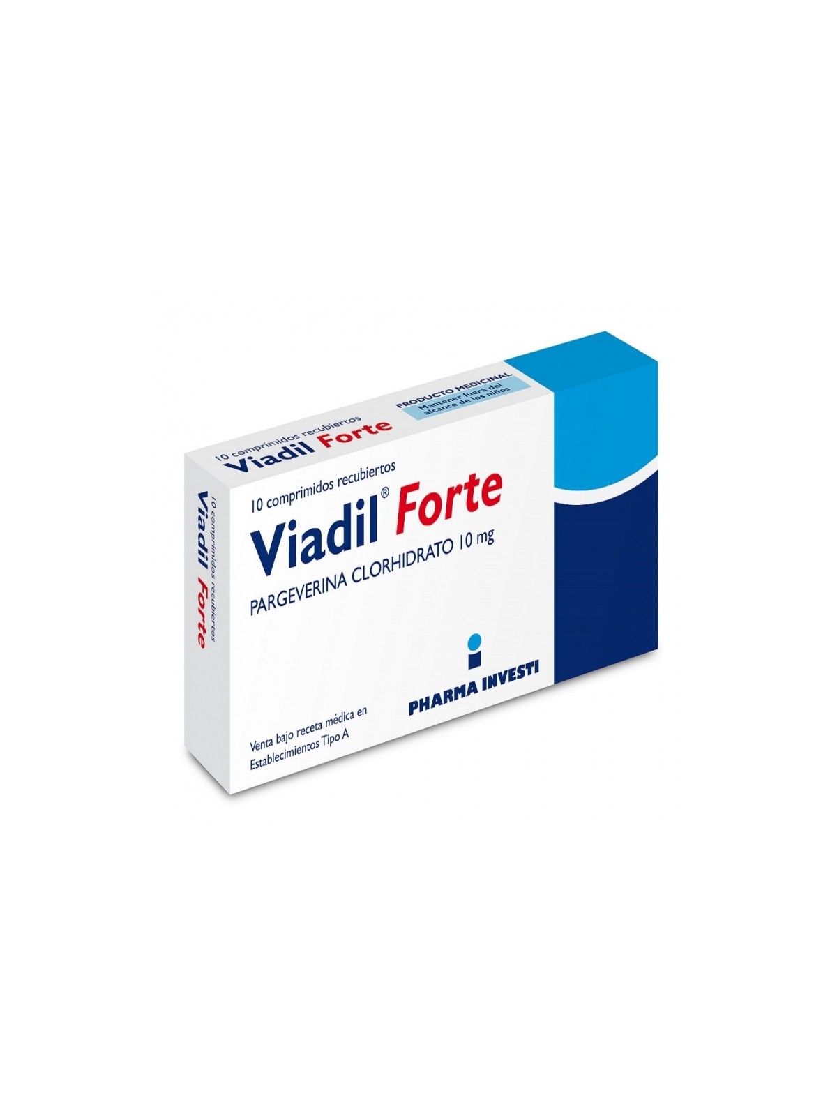 VIADIL FORTE 10 MG X 10 COM REC.