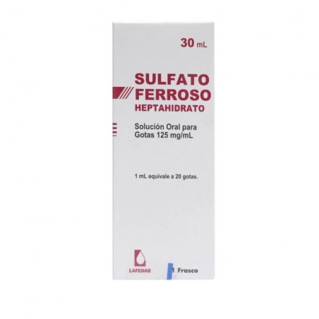 SULFATO FERROSO 125mg/ml GTAS.X30ML