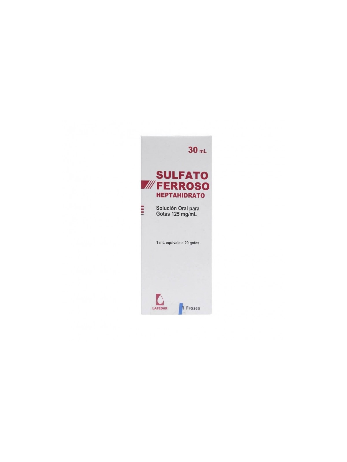 SULFATO FERROSO 125mg/ml GTAS.X30ML