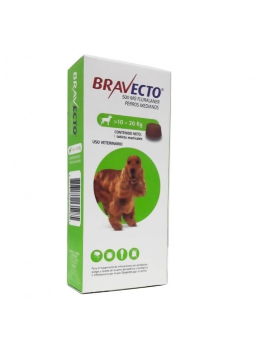 BRAVECTO PALAT PERRO 10-20 KG X 1 COMP