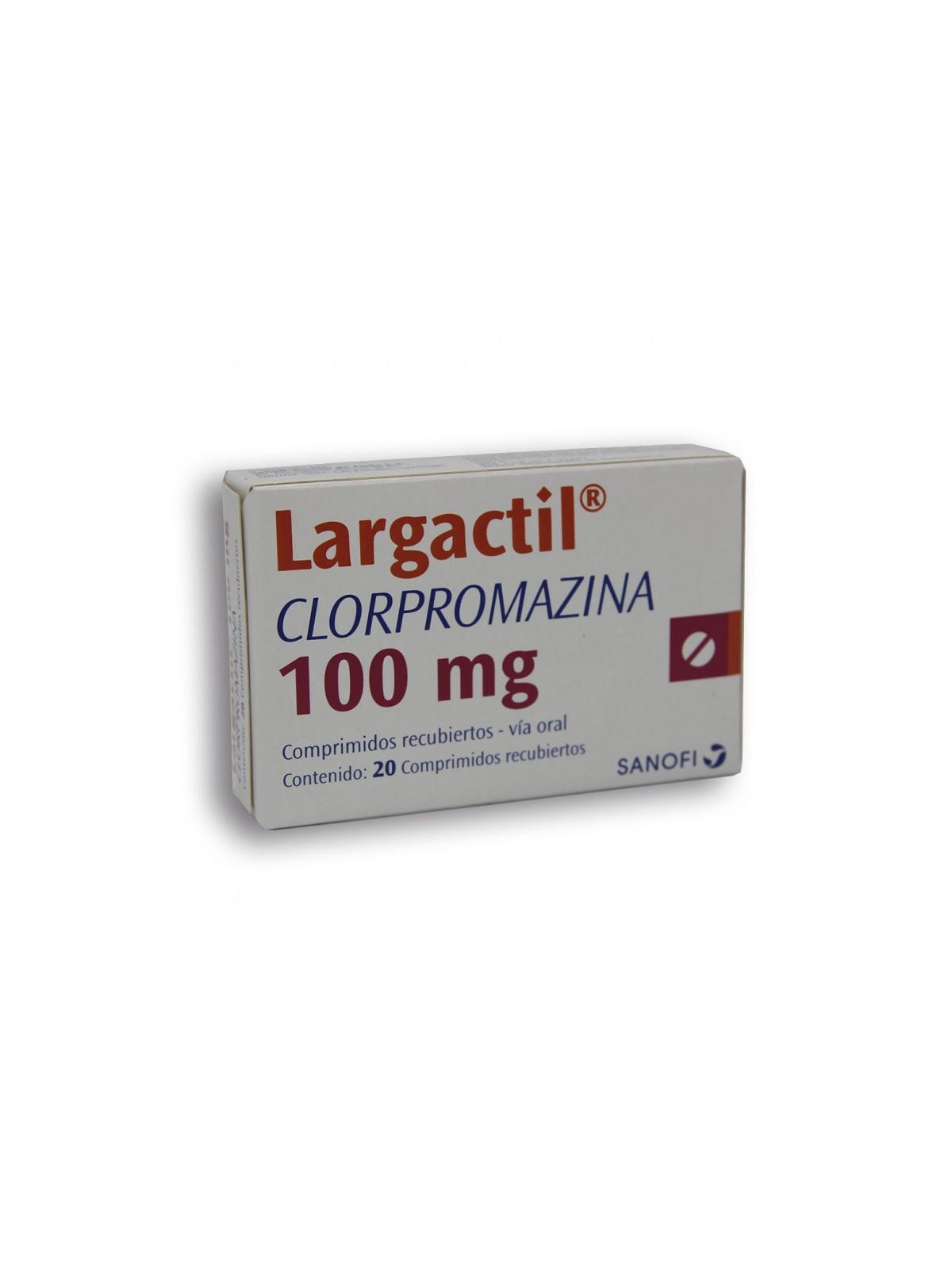 LARGACTIL 100MG X 20COM REC