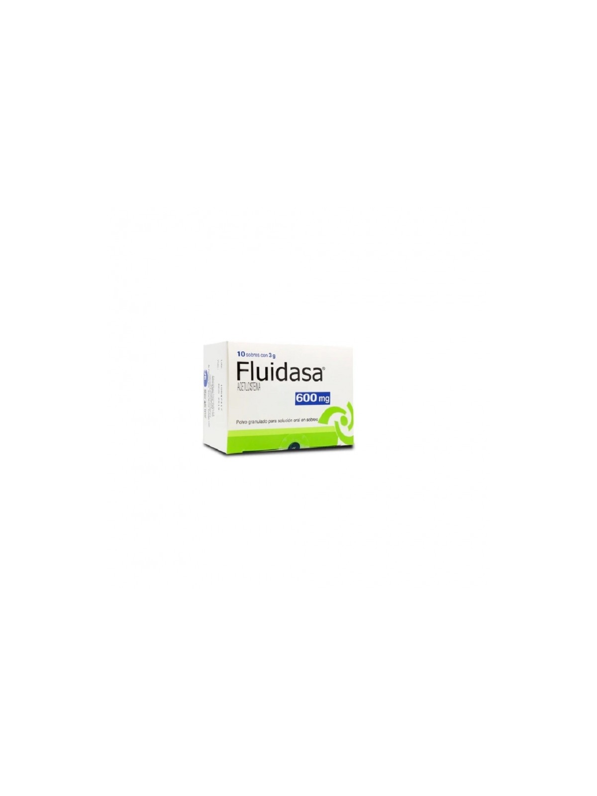 Fluidasa 600 mg X 10 Sob