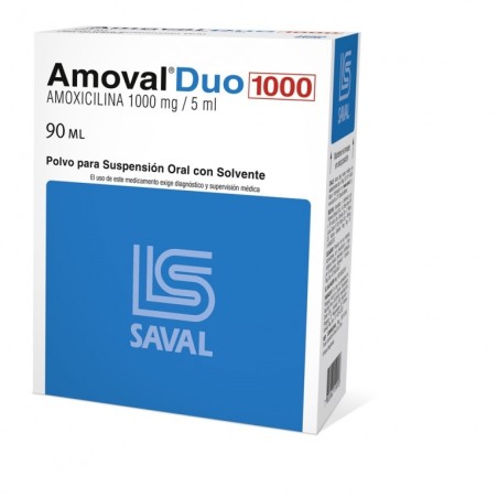 AMOVAL DUO 1000 MG/5 ML X 90 ML