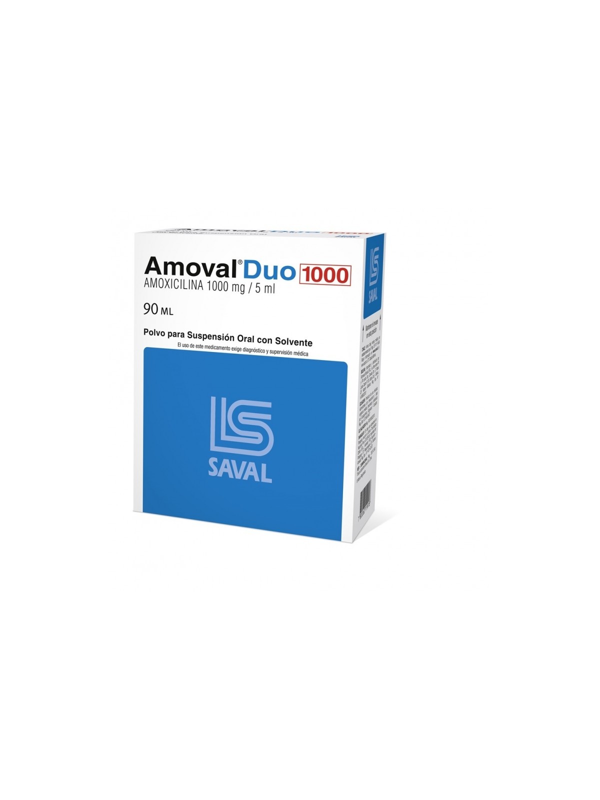 AMOVAL DUO 1000 MG/5 ML X 90 ML