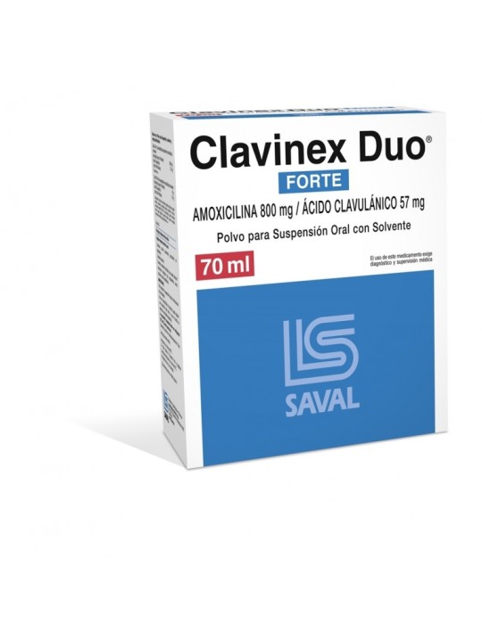 CLAVINEX DUO FORTE 800/57 X 70 ML