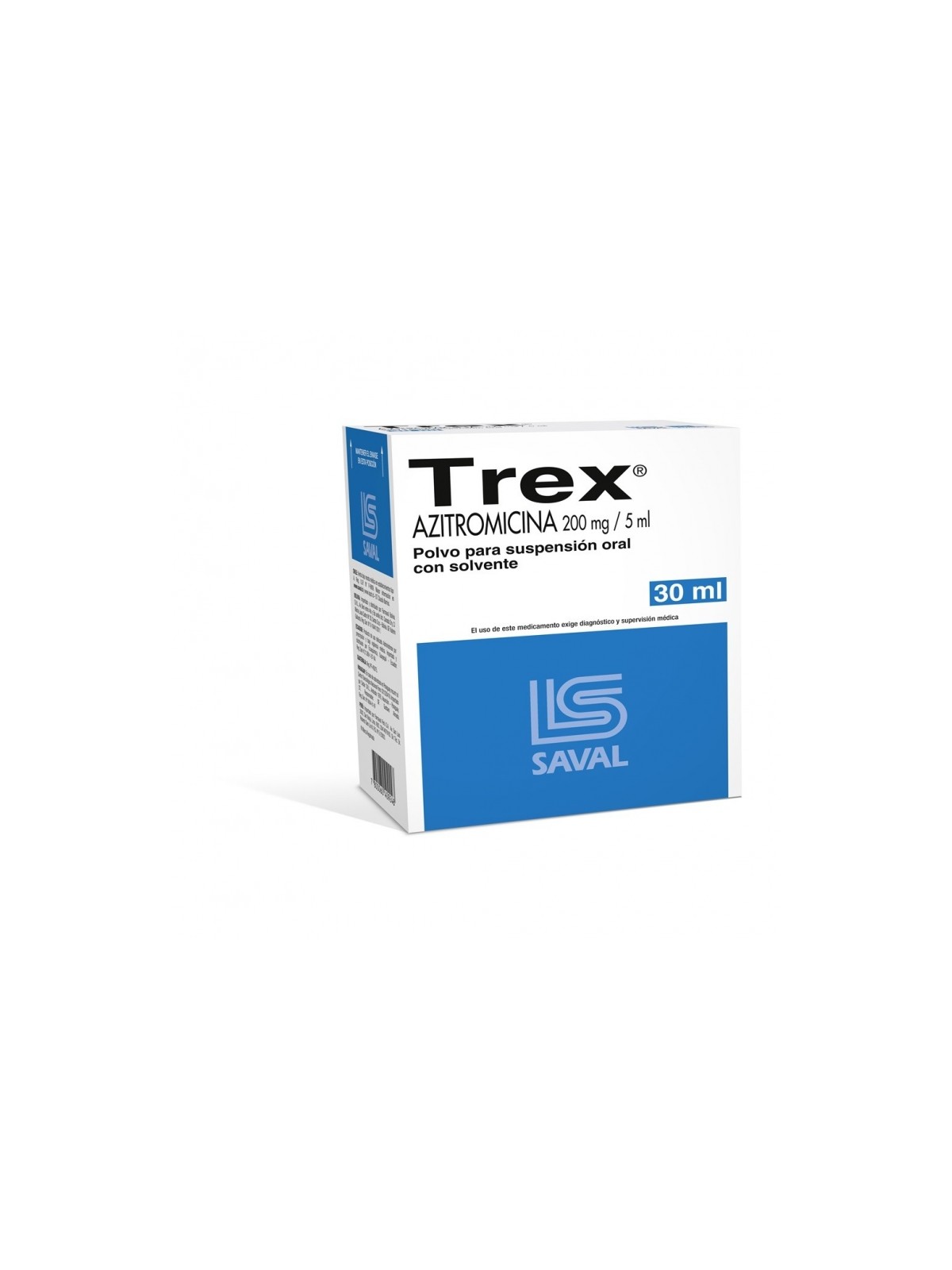 TREX SUSP ORAL 200MG/5ML X 30 ML