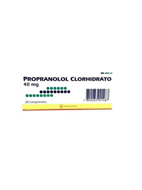 PROPRANOLOL  40mg X20COM.