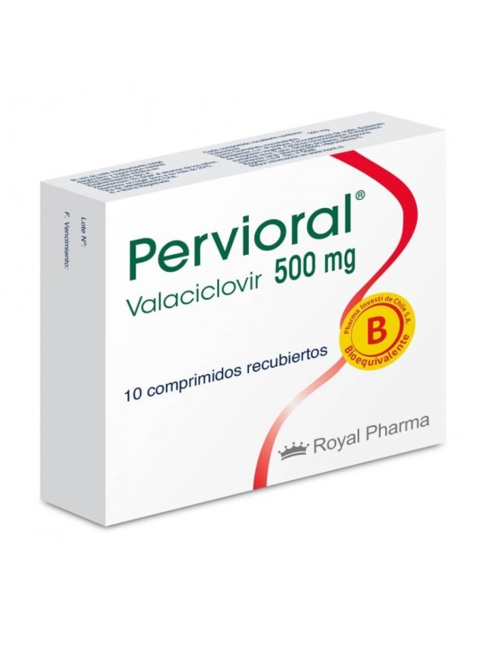 PERVIORAL 500mg X 10 COM