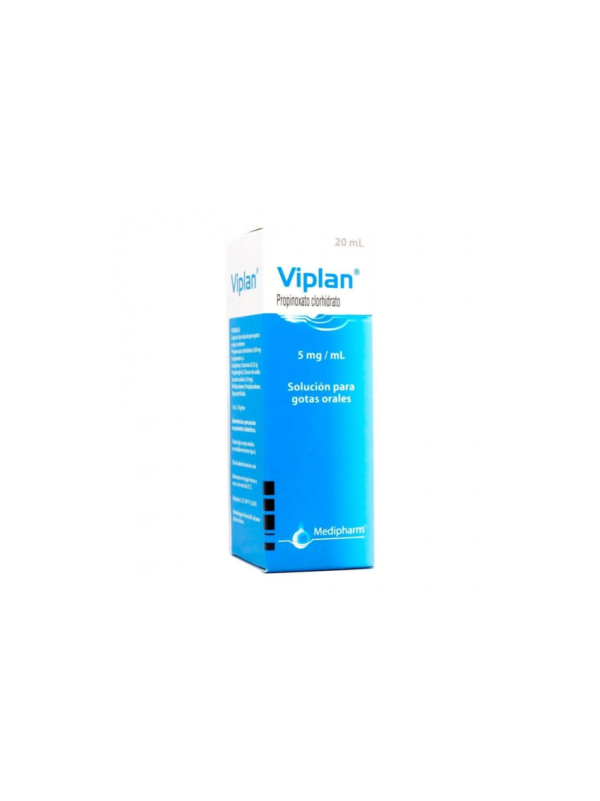 VIPLAN 5mg/ml GTAS.X20ML