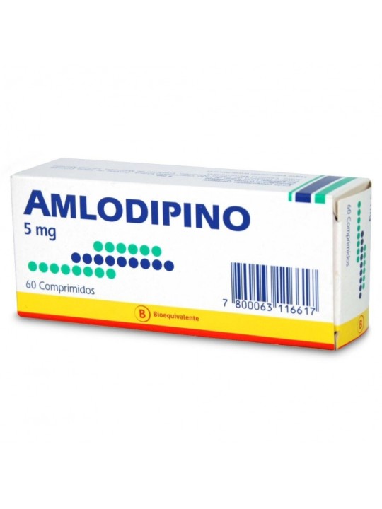 AMLODIPINO 5mg X60COM.