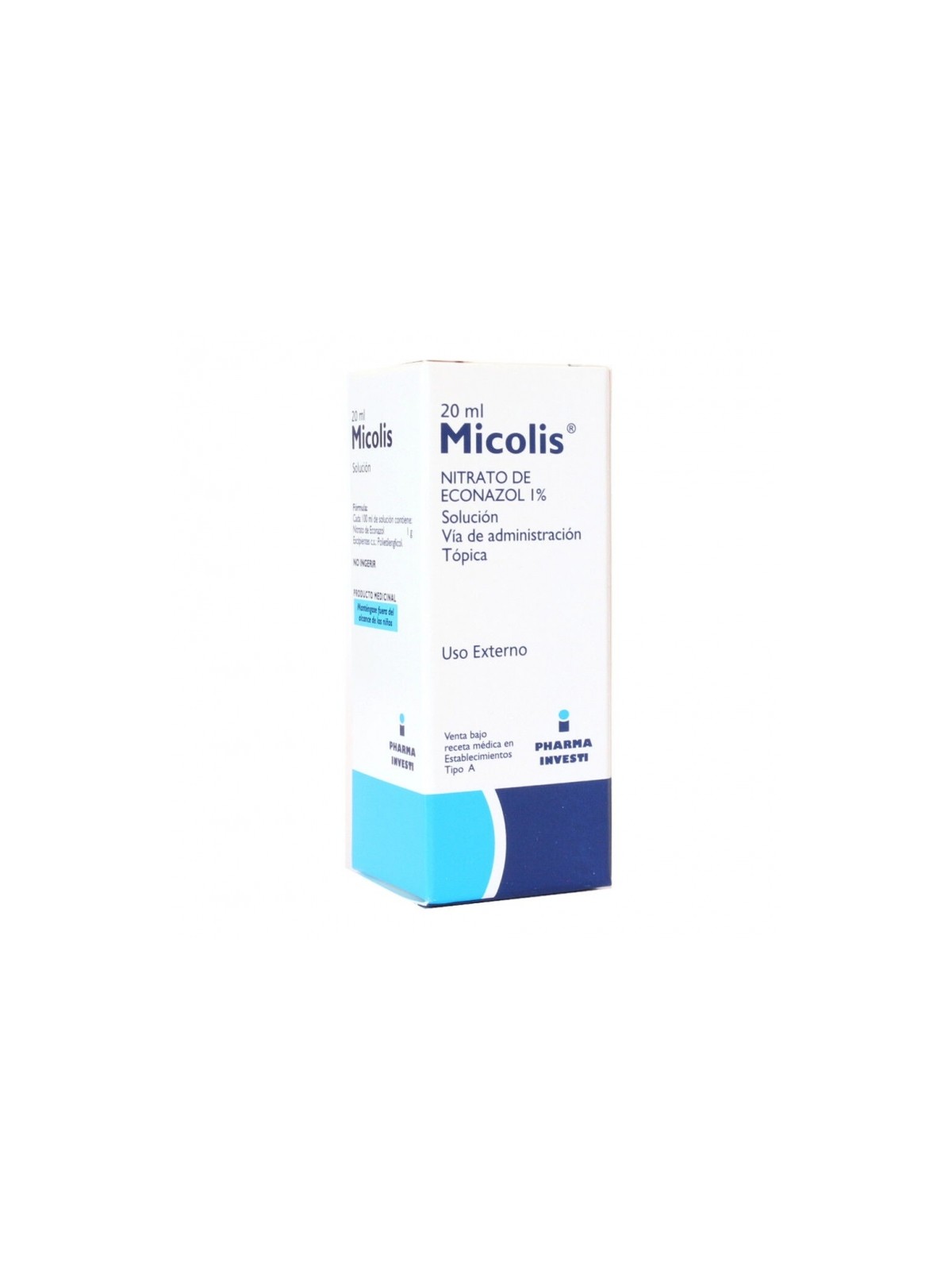 MICOLIS 1% SOL.X 20ML