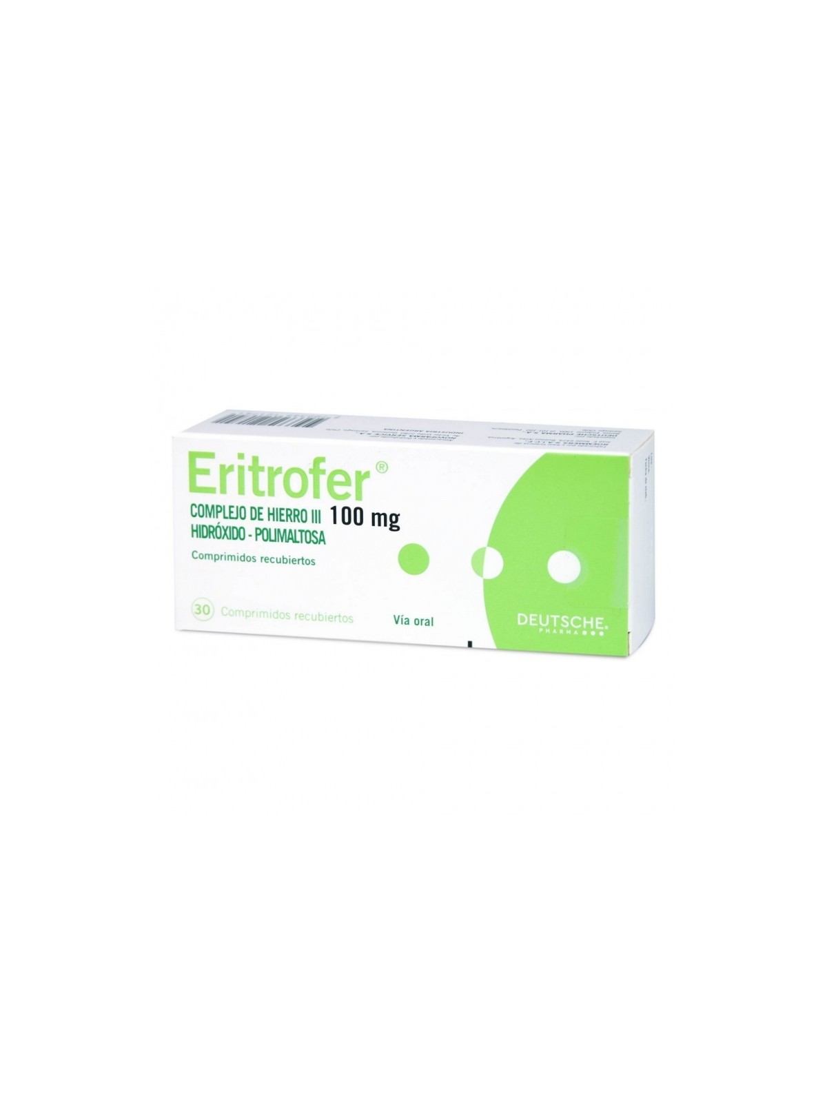 ERITROFER 100 MG X 30 COMP REC.