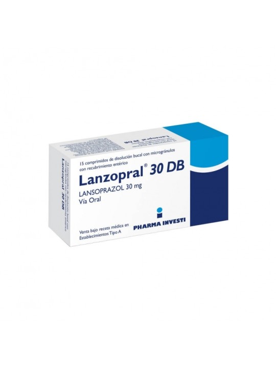 LANZOPRAL 30 MG DB  X 14 COM