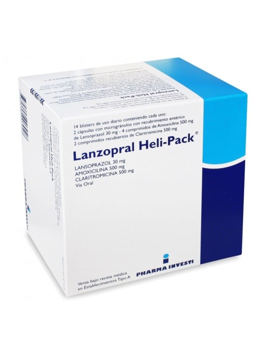 LANZOPRAL HELI-PACK 14 BLISTER