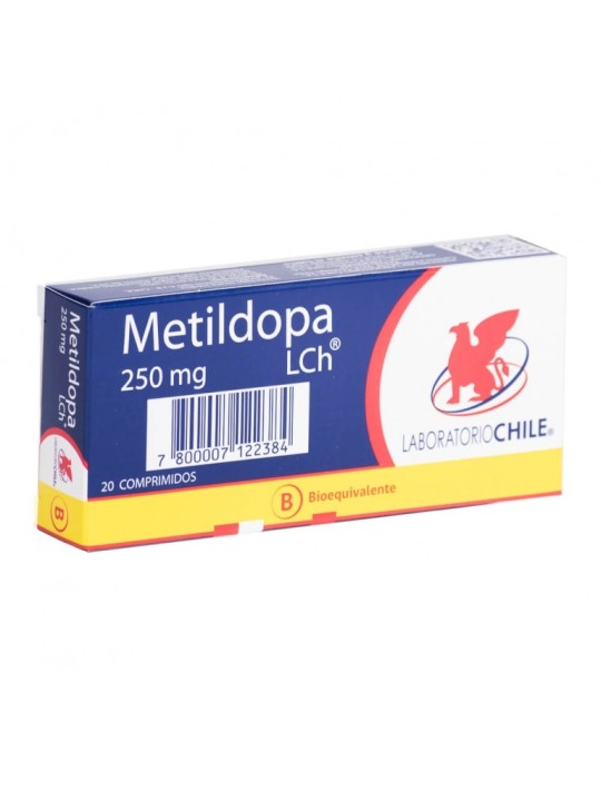 METILDOPA  250mg X20COM.