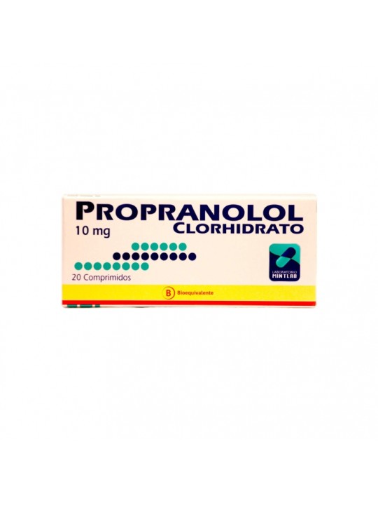 PROPRANOLOL 10mg X20COM.