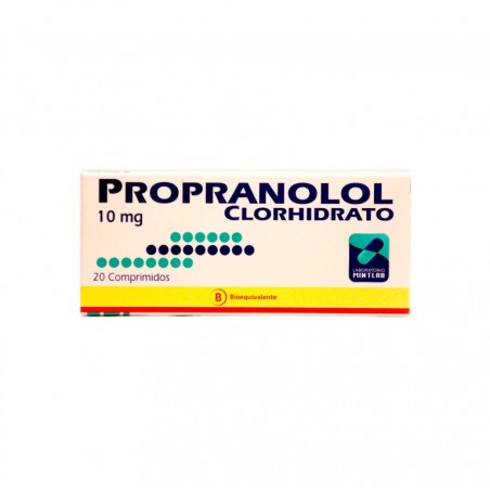 PROPRANOLOL 10mg X20COM.