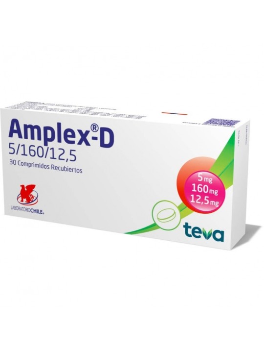 AMPLEX-D 5/160/12,5 MG X 30 COM