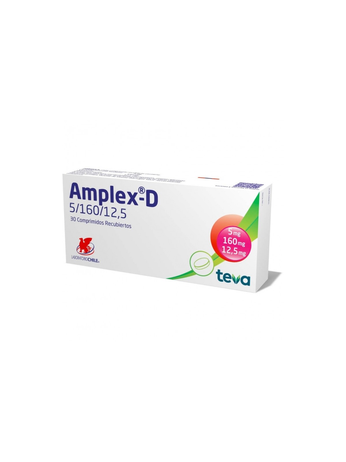 AMPLEX-D 5/160/12,5 MG X 30 COM