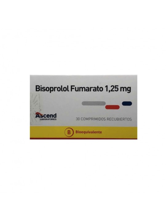 BISOPROLOL 1.25mg X30COM.REC.