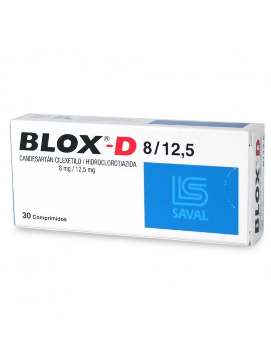 BLOX-D 8/12.5mg X 30COMP