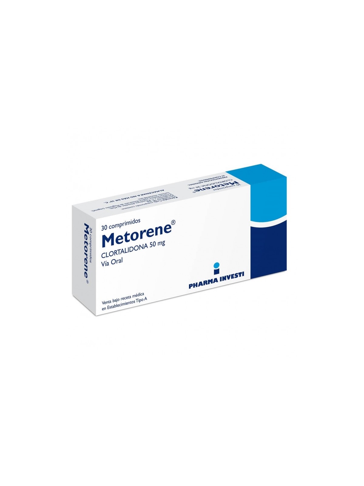 METORENE 50MG X 30 COM