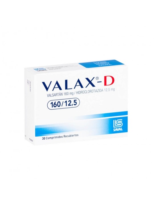 VALAX D  160mg/12,5MG X30COM REC.