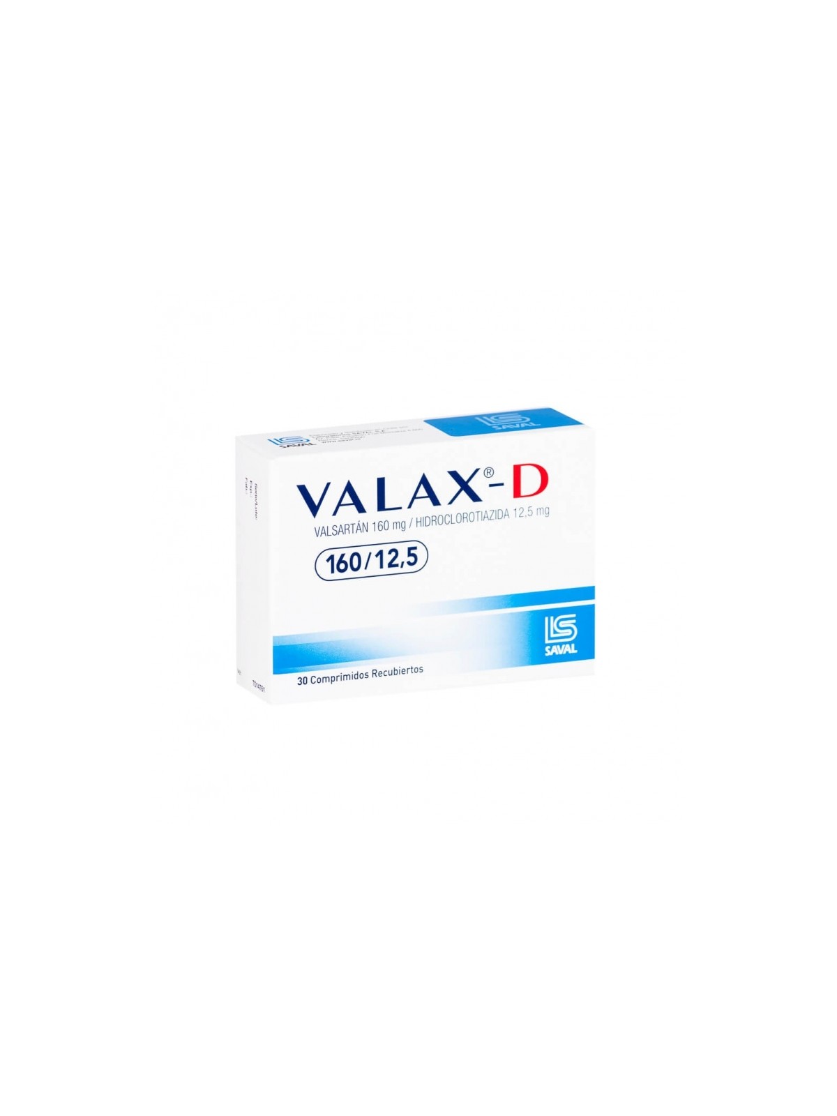 VALAX D  160mg/12,5MG X30COM REC.