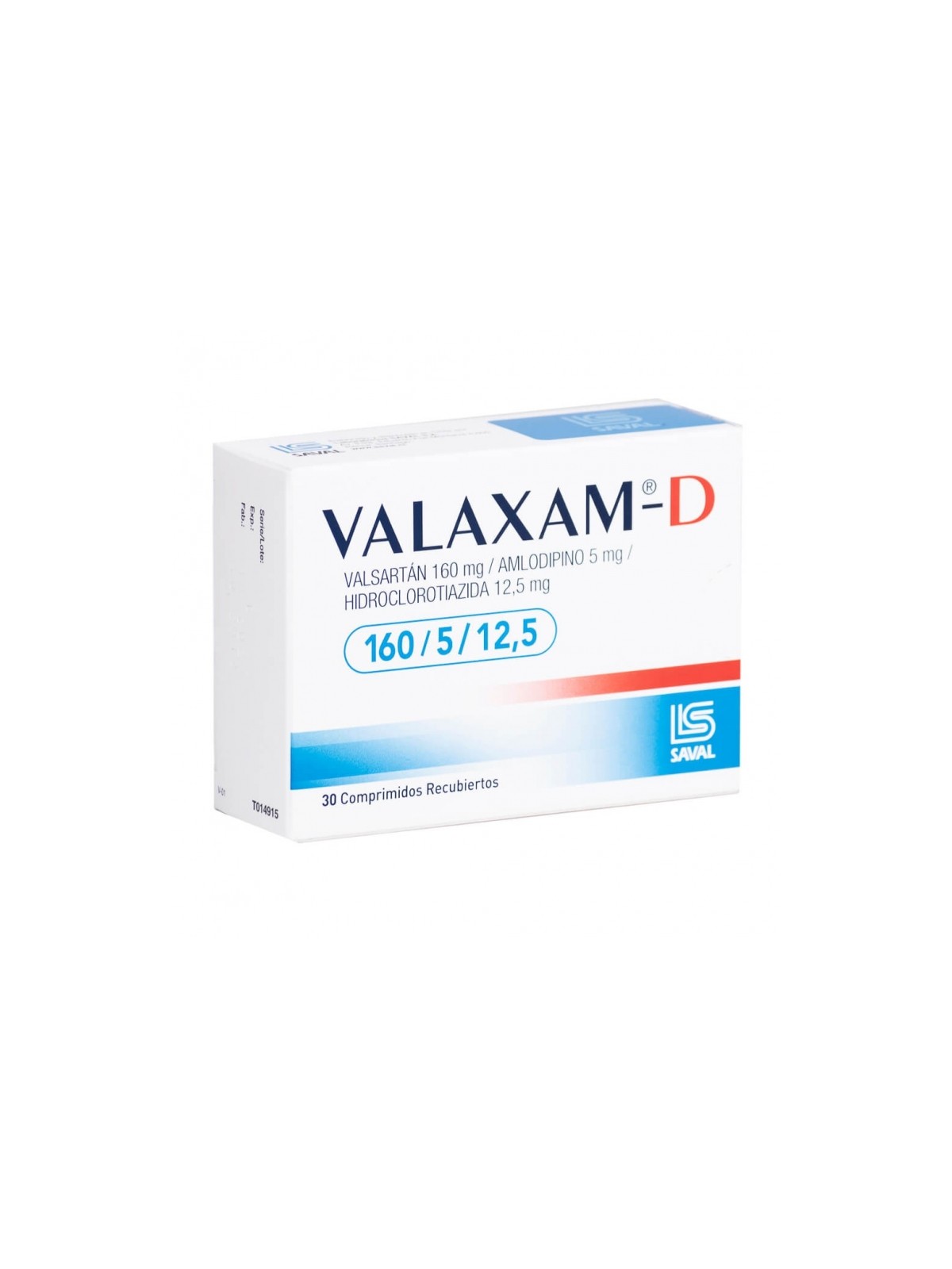 VALAXAM D  160mg/5MG/12,5 X30COM REC.