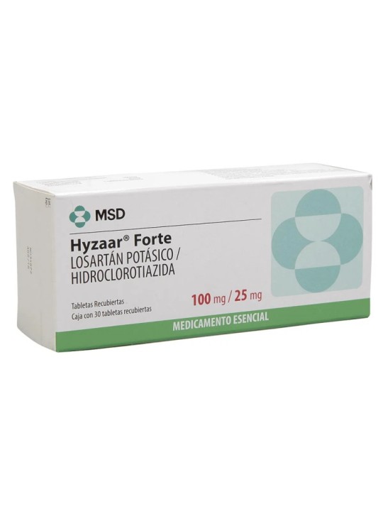 HYZAAR FORTE 100MG/25MG X30COM REC