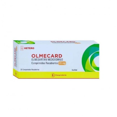 OLMECARD 20MG X 30 COM REC