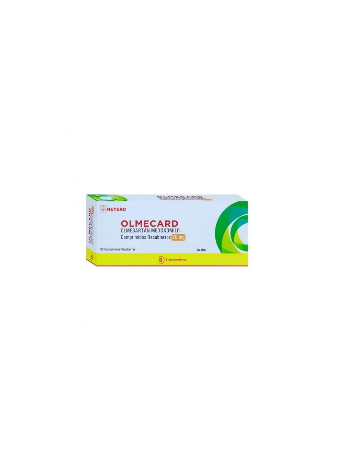 OLMECARD 20MG X 30 COM REC