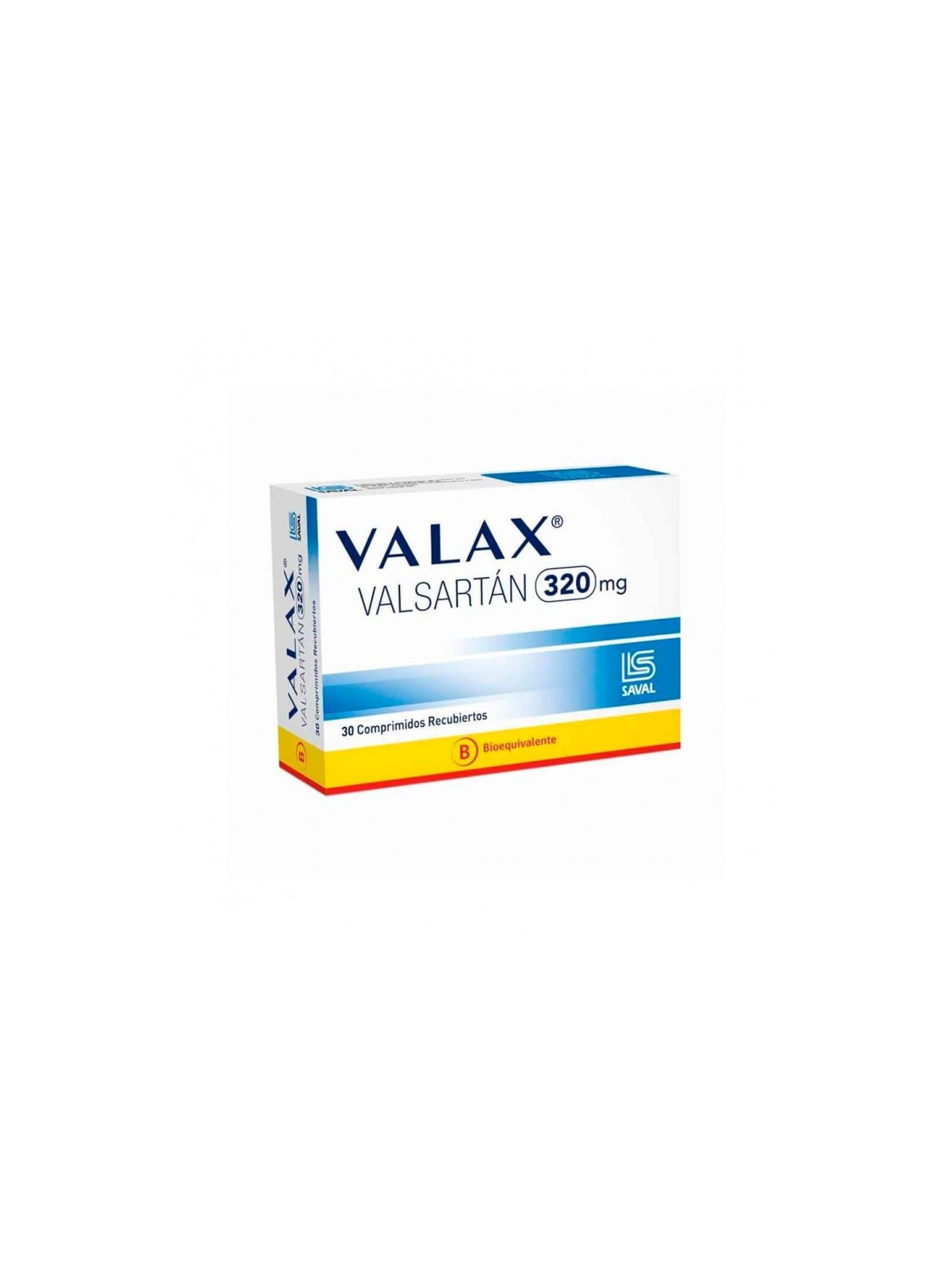 VALAX 320mg X 30 COM REC.