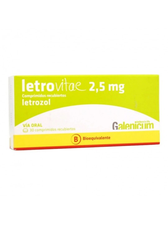 LETROVITAE 2,5MG X 30 COMP