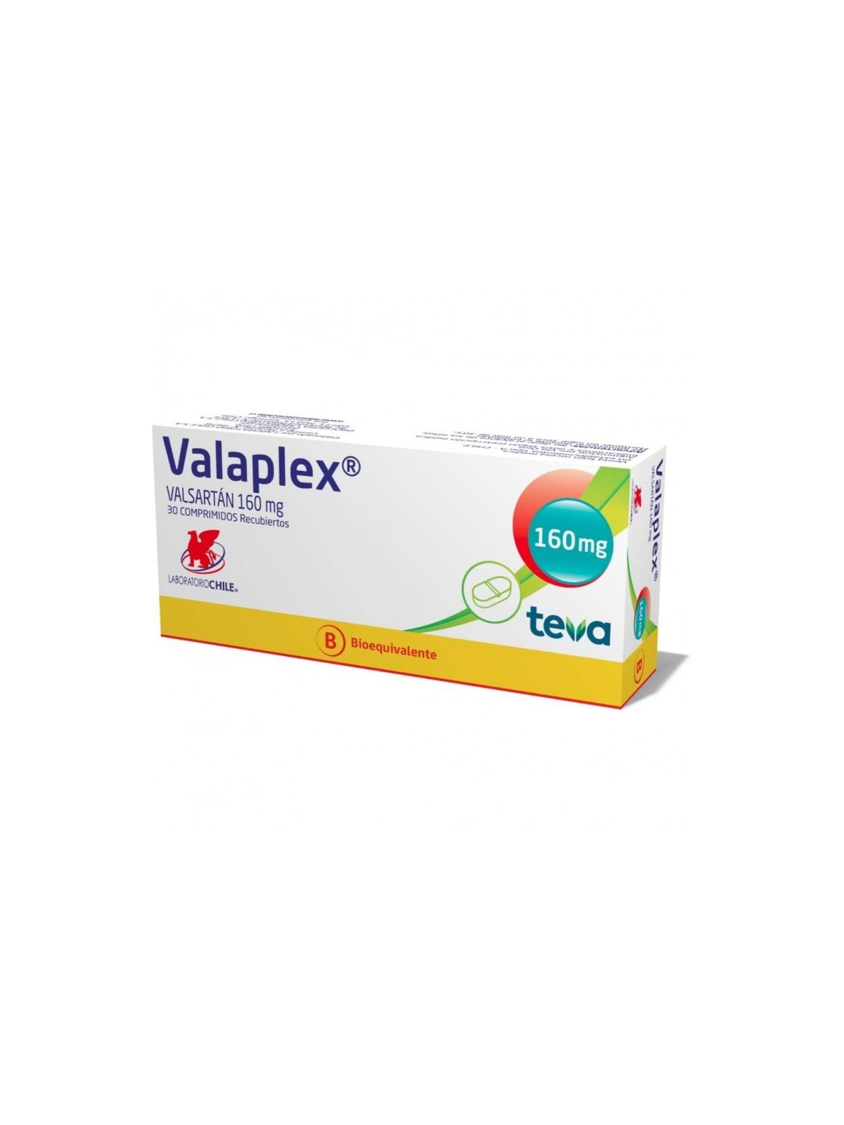 VALAPLEX 160 MG X 30 COM REC.