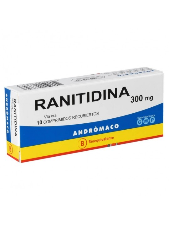 RANITIDINA  300mg X10COM.